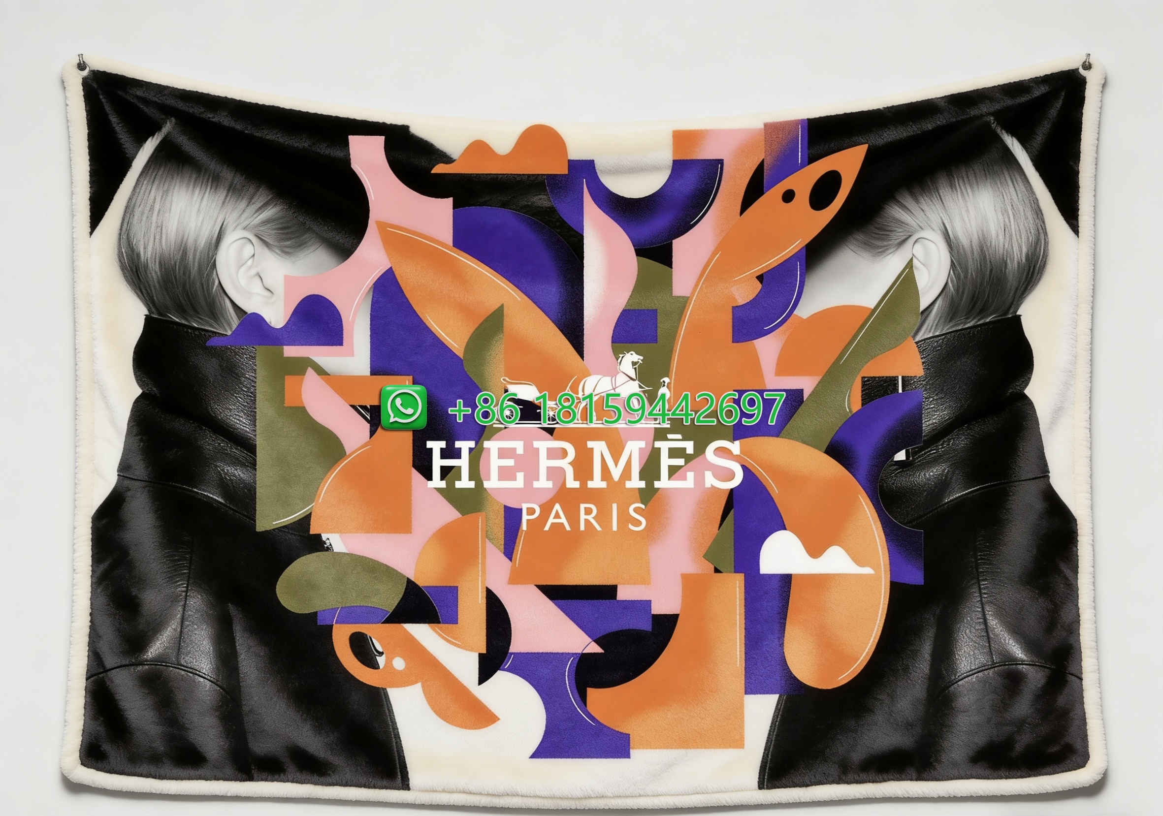 Hermes Throw Blankets